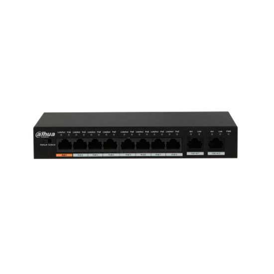 PFS3010-8ET-96 8 Kanal Poe' li Network Switch