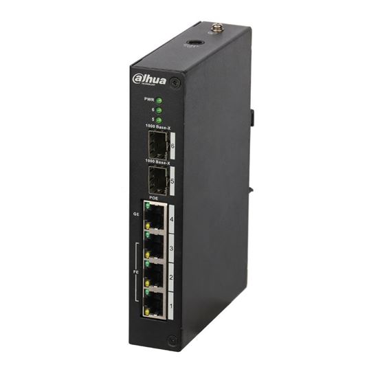 PFS3206-4P-96 4 Kanal Poe' li Network Switch