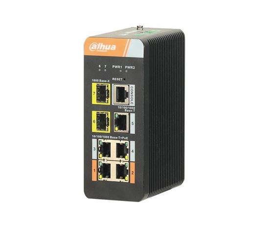 PFS4207-4GT-DP 4 Port Gigabit PoE Endüstriyel Switch